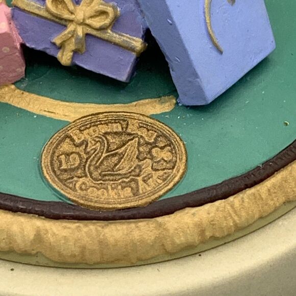 Disney 1996 Brown Bag Cookie Art Stamp Winnie the Pooh Dear Santa Christmas Gift - Picture 7 of 9